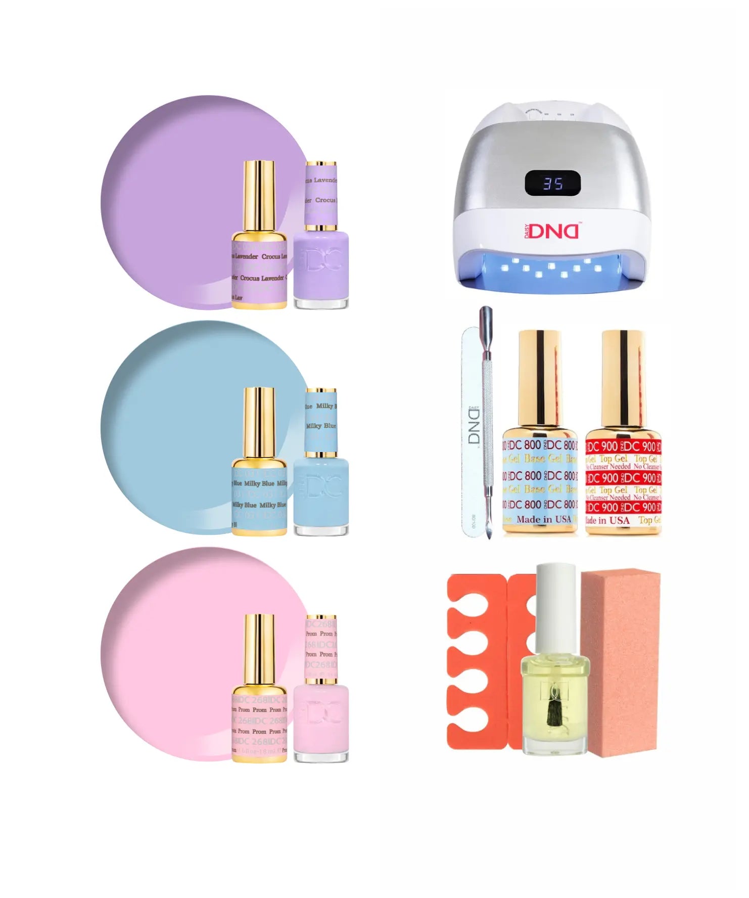Perfect Pastels Gel Polish Starter Kit