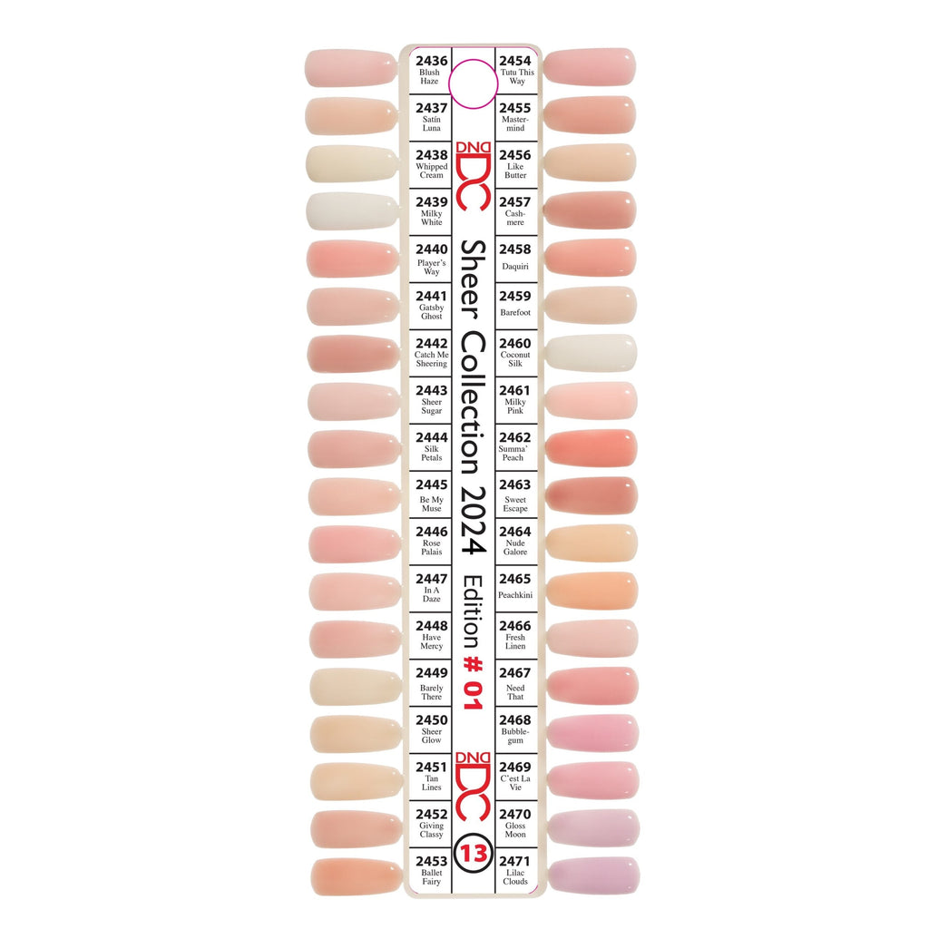 DC Sheer Collection Swatch – Single – 13