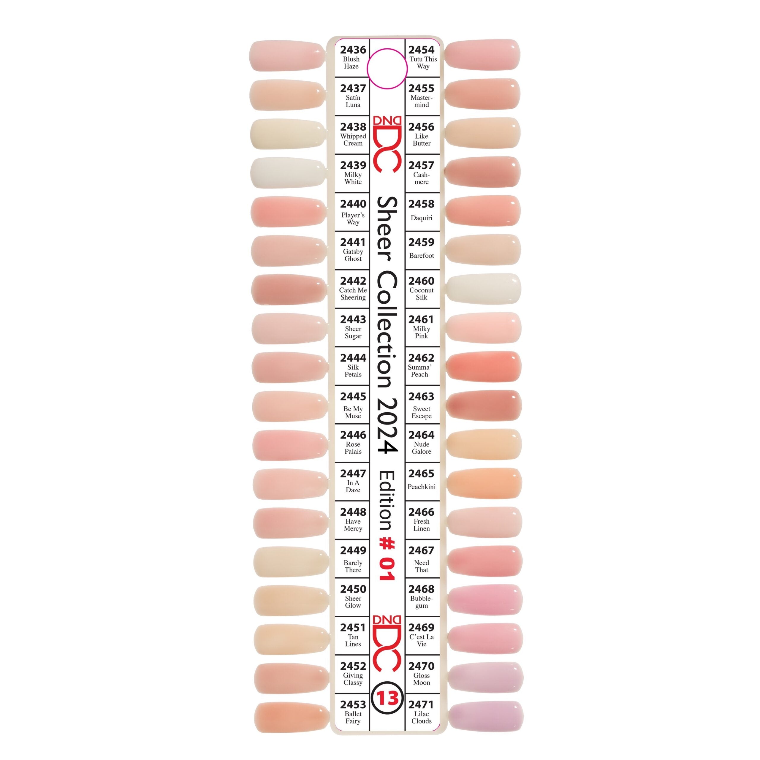 DC Sheer Collection Swatch – Single – 13