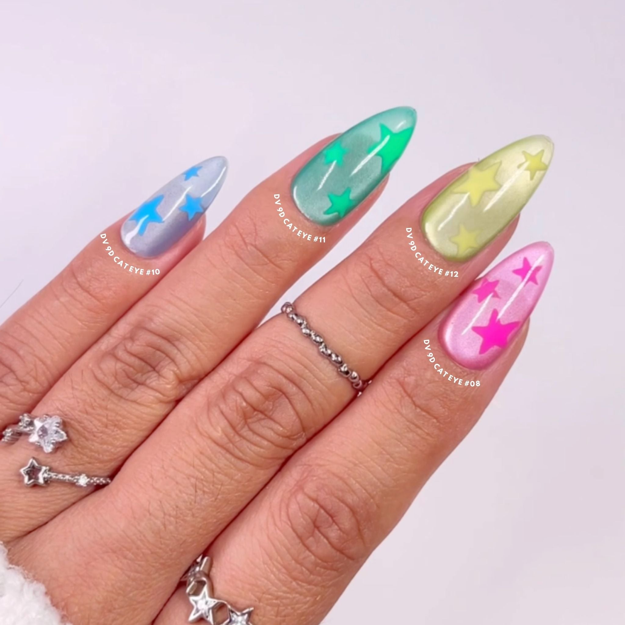 DIVA 9D Cat Eye Glassball #08 - Kitty Blossom