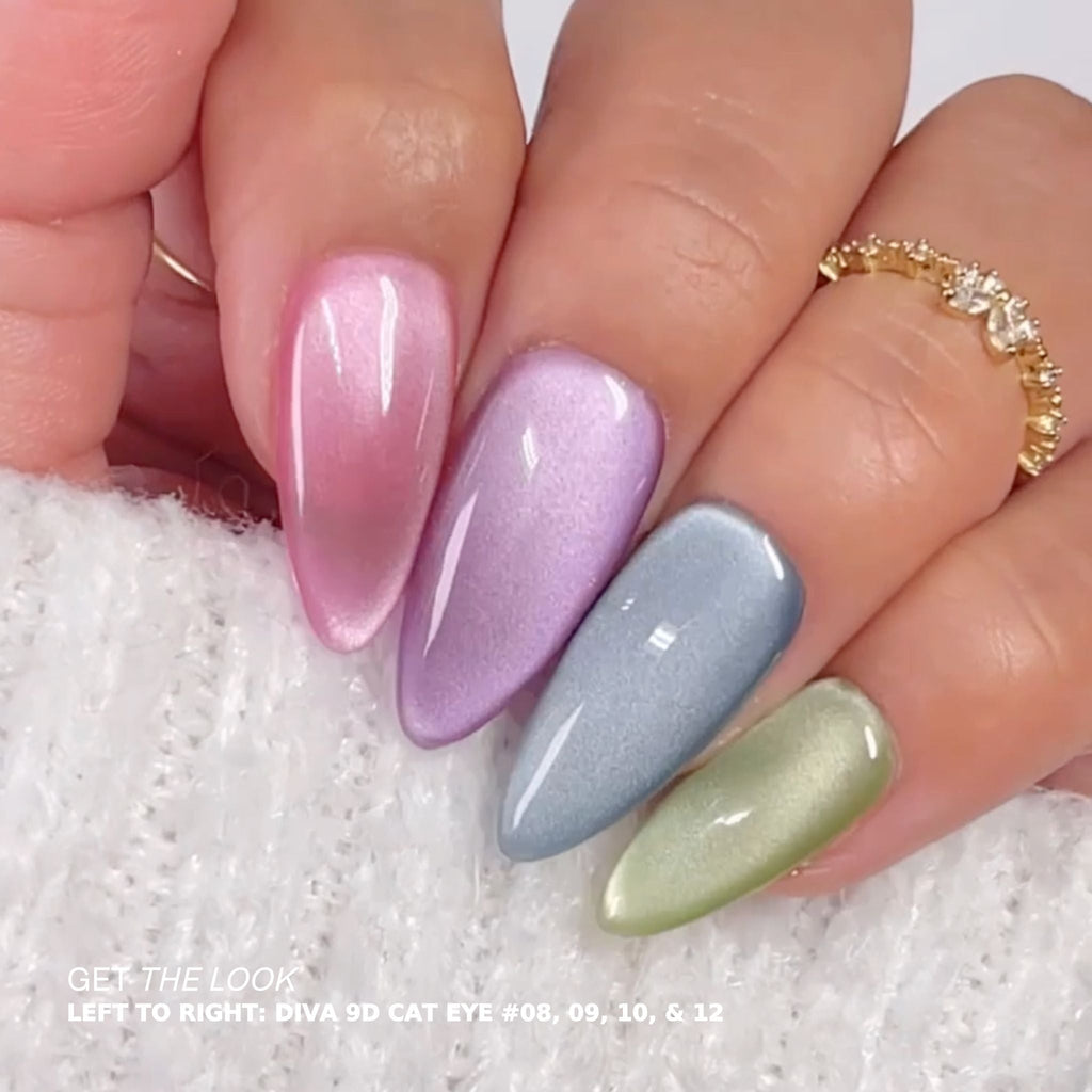 DIVA 9D Cat Eye Glassball #08 - Kitty Blossom