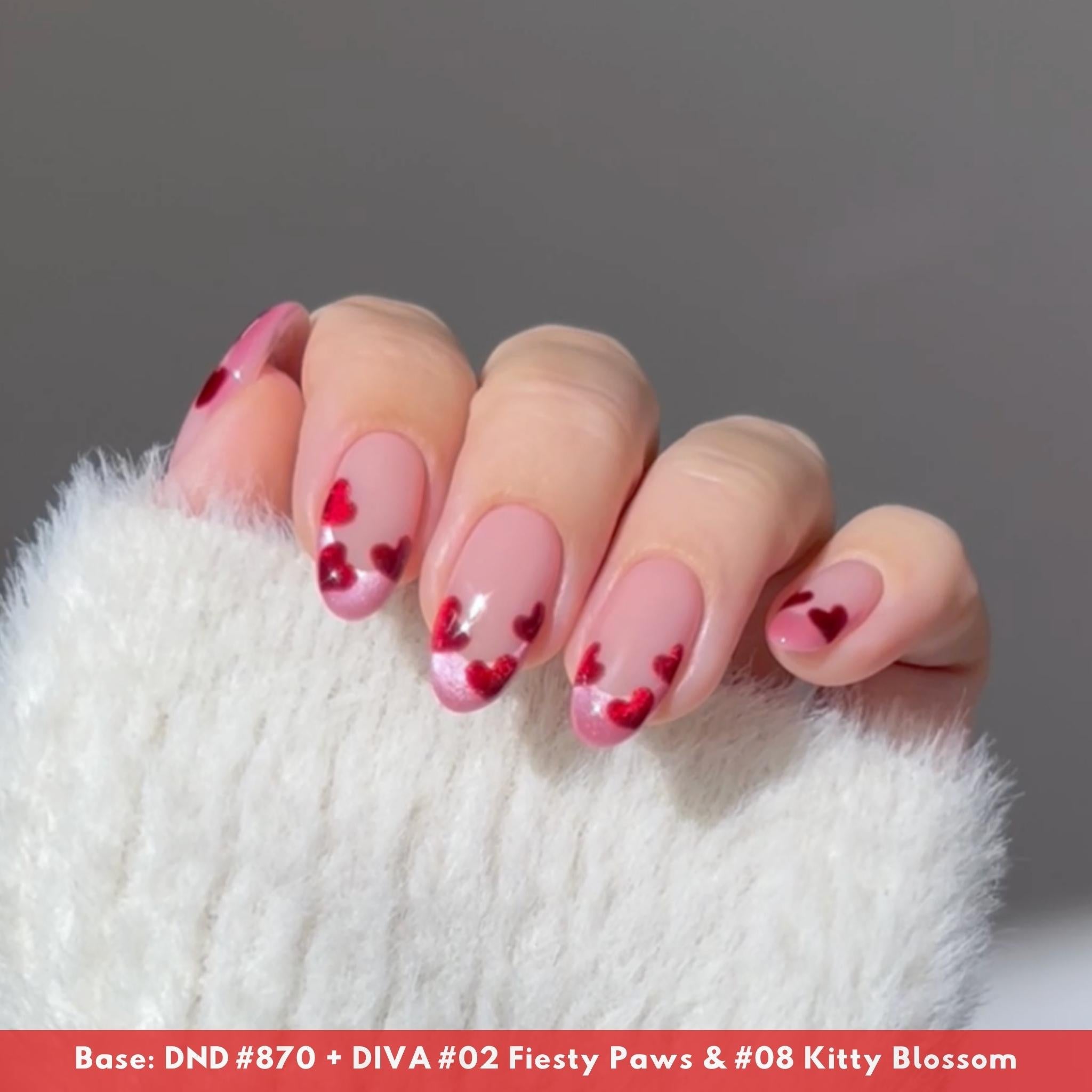 DIVA 9D Cat Eye Glassball #08 - Kitty Blossom