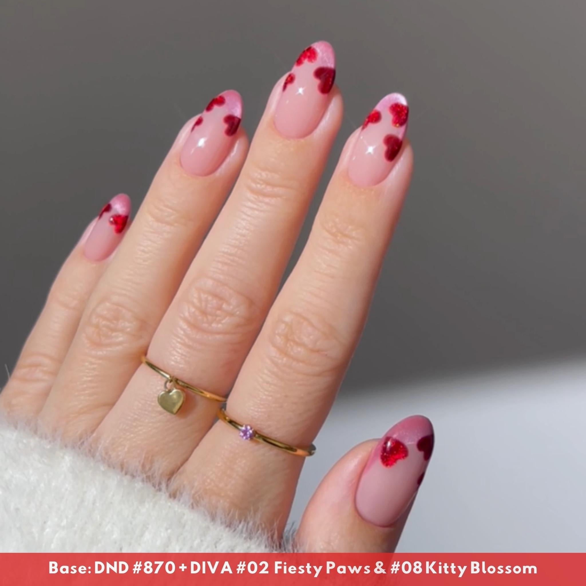 DIVA 9D Cat Eye Glassball #08 - Kitty Blossom