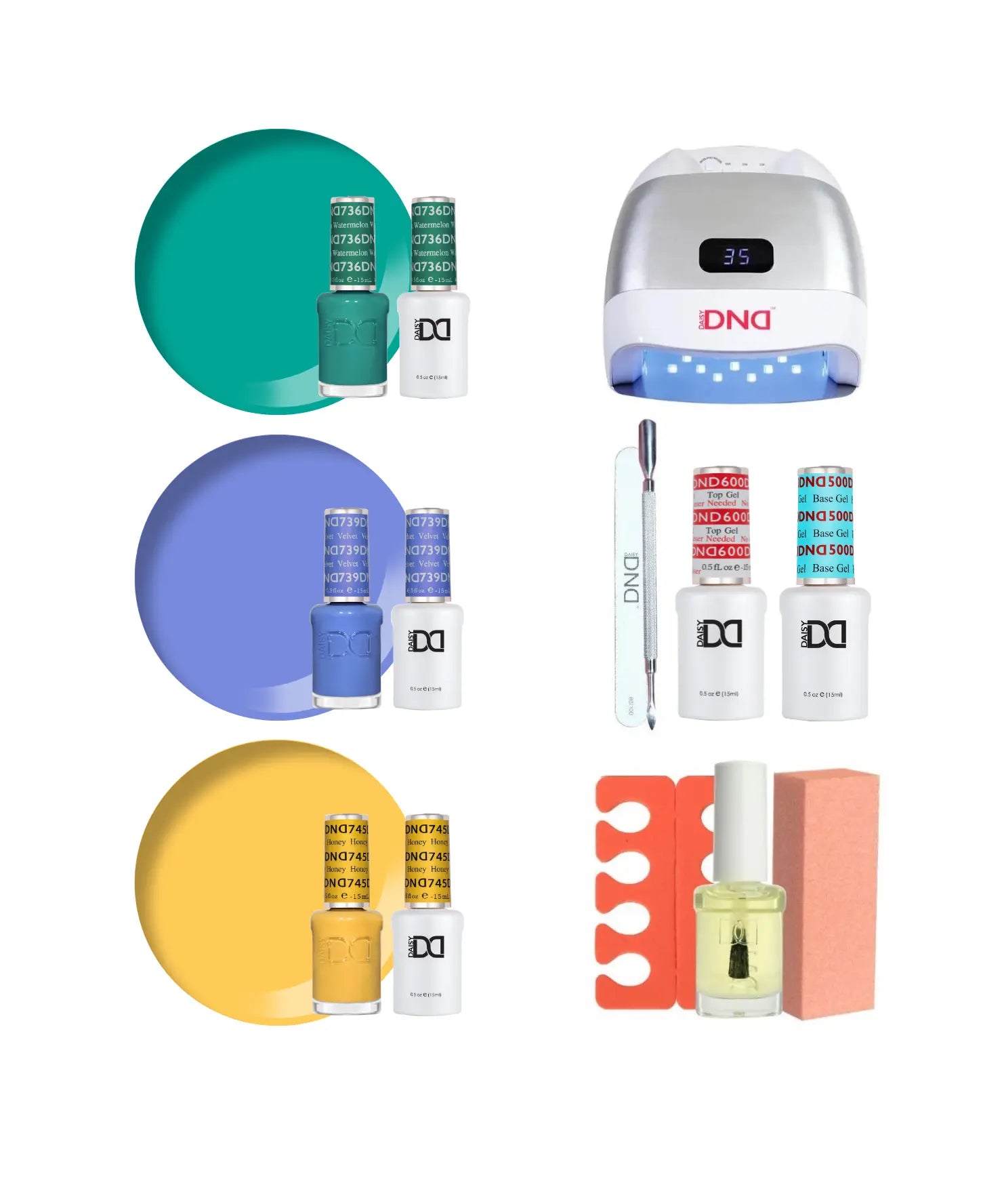 Warm Tones Gel Polish Starter Kit