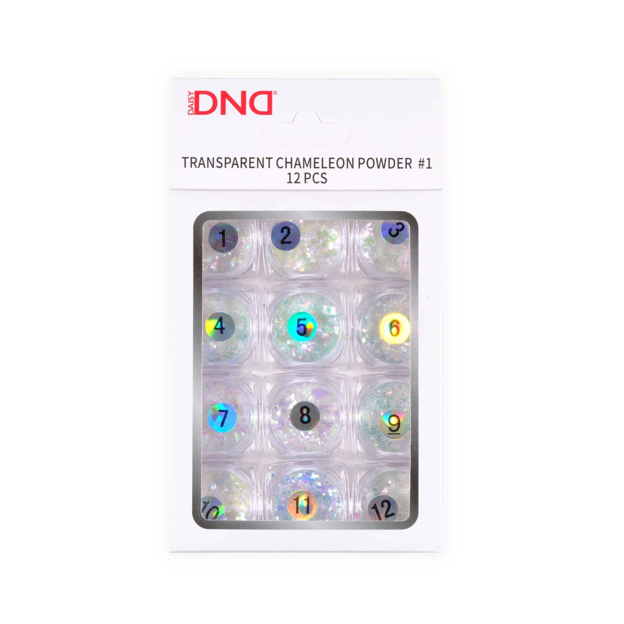 DND Transparent Chameleon Powder #1 (12 pcs.)