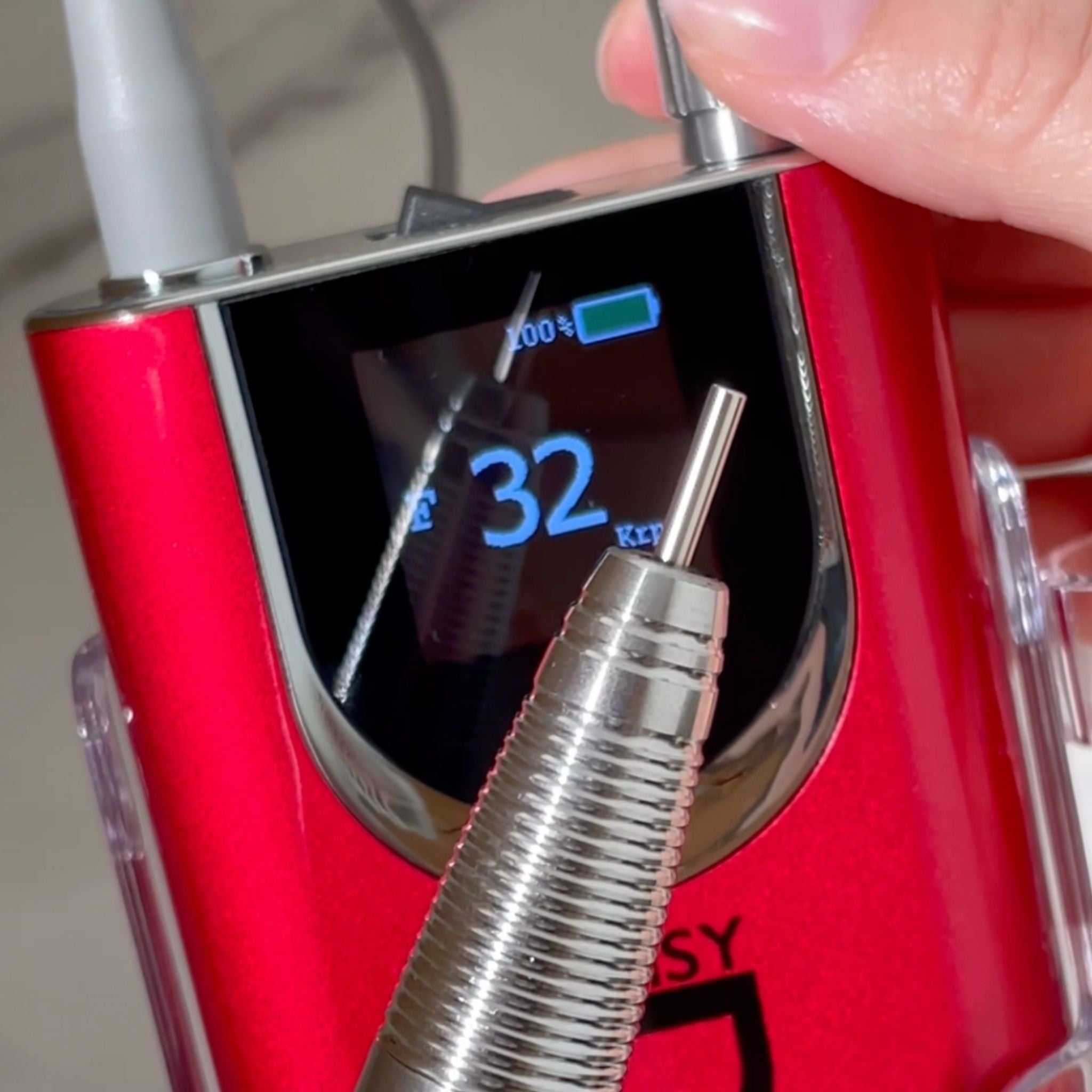 Portable Nail Drill - Red