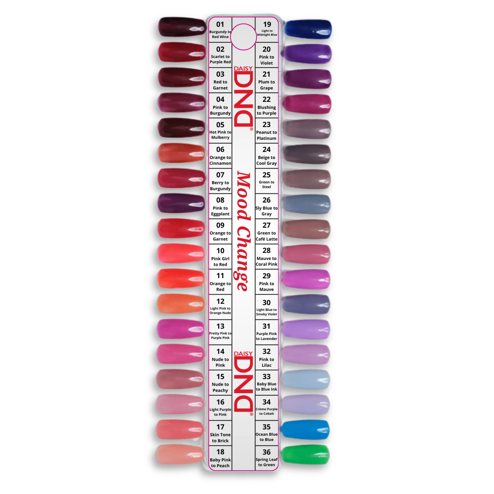 DND Mood Change Color Swatches