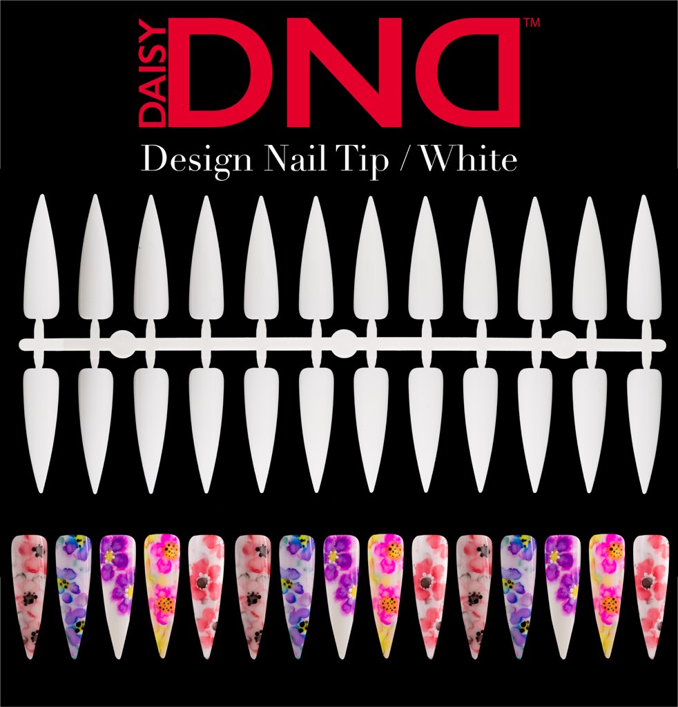 White Nail Tip Design