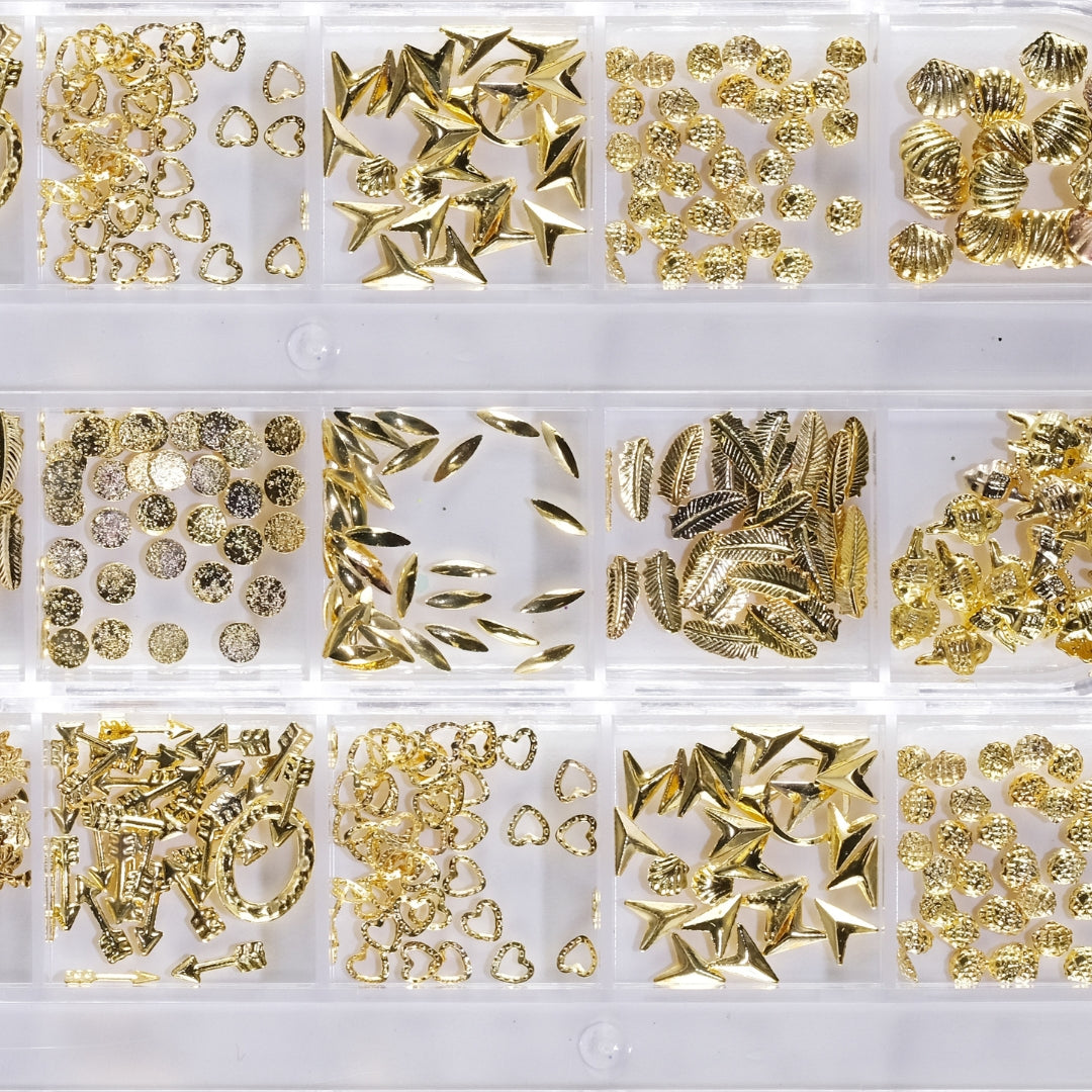 Real Beachy Things Gold Charms Decoration #03