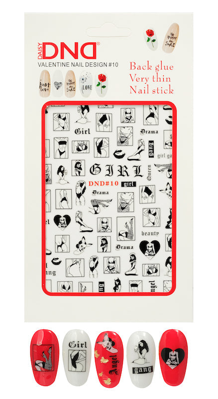 Valentine's Day Nail Art Stickers