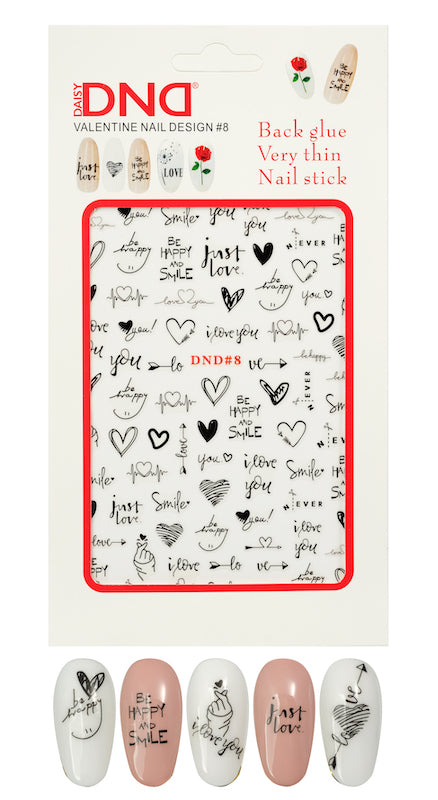 Valentine's Day Nail Art Stickers