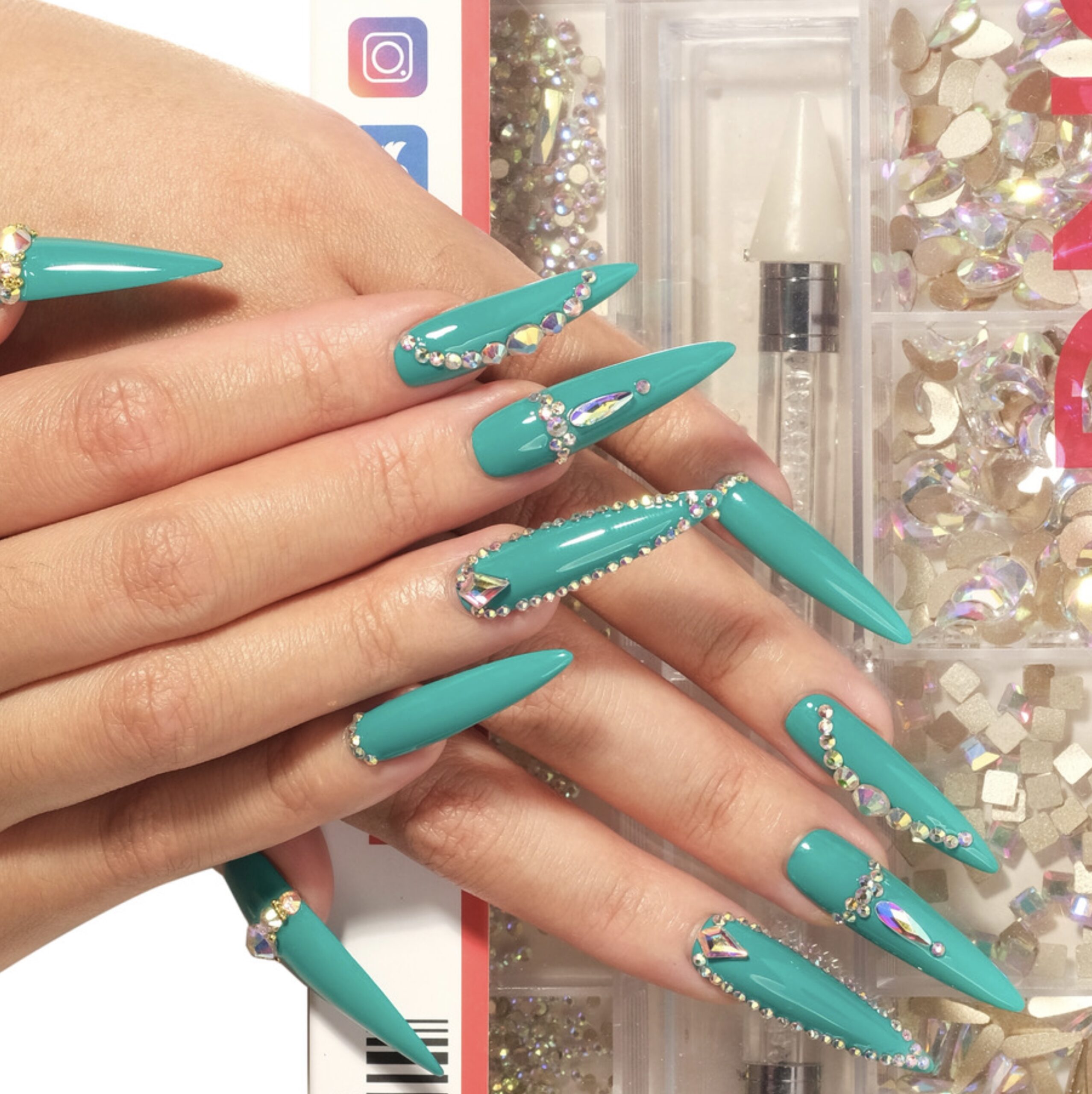 Nail Crystal Kit AB #01